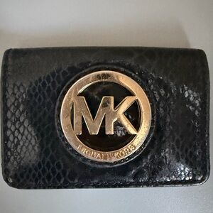 Michael Kors leather card wallet